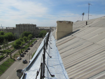 Ремонт крыши в МКД по ул. Чапаева, д. 18