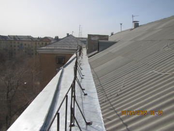 Ремонт кровли в МКД по ул. Горького, д. 23